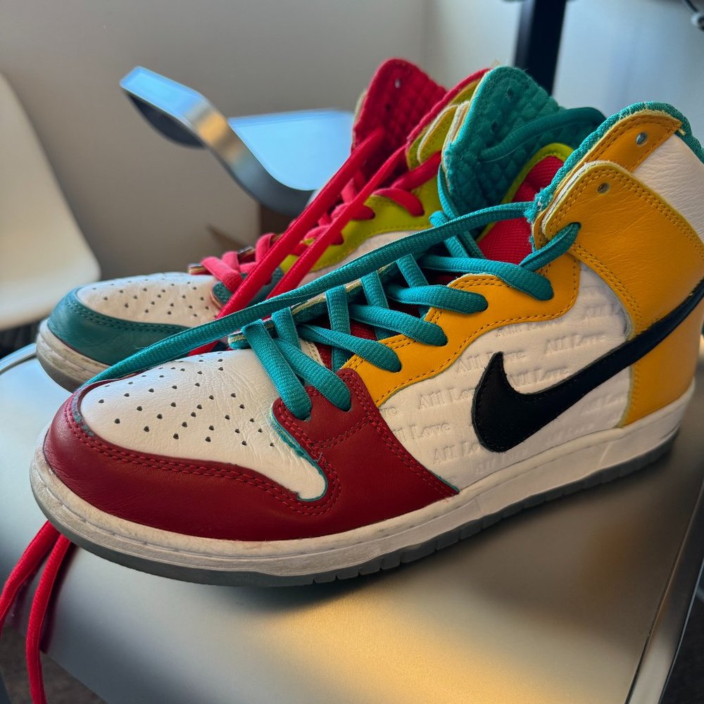 All Love No Hate Nike Sneakers Fro Skate